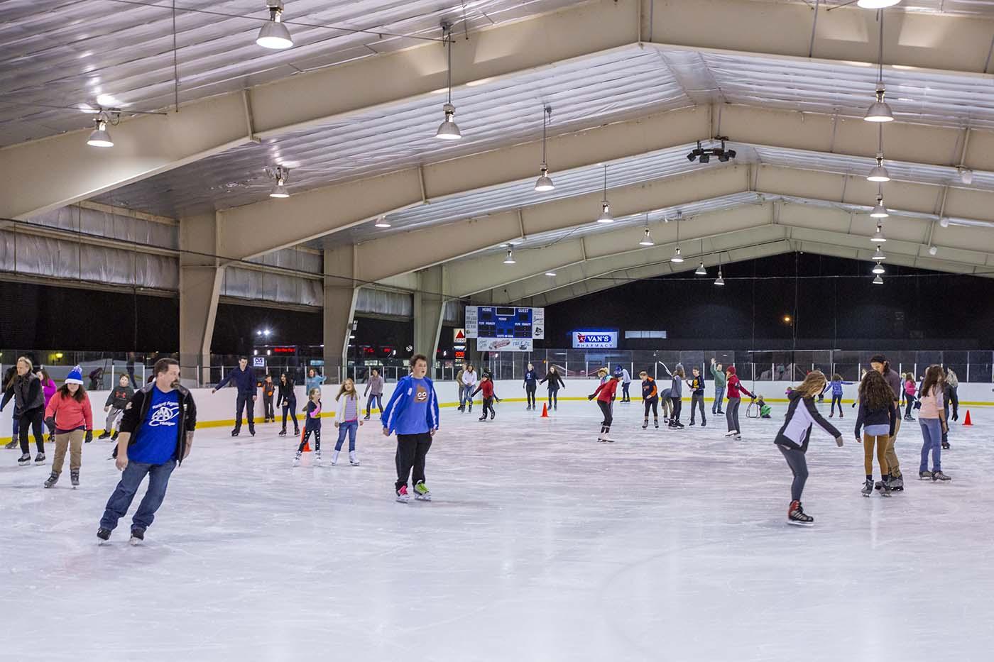 St. Joseph ice skating at the John and Dede Howard Ice Arena