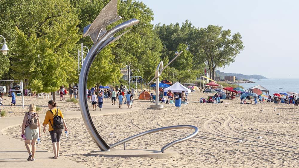 Collecting Beach Glass in Southwest Michigan