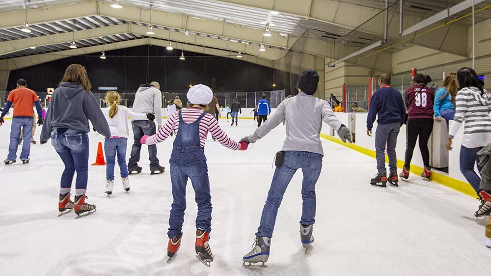 Indoor ice skating on sale near me