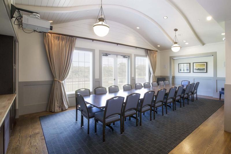 Meeting room at Harbor Shores.