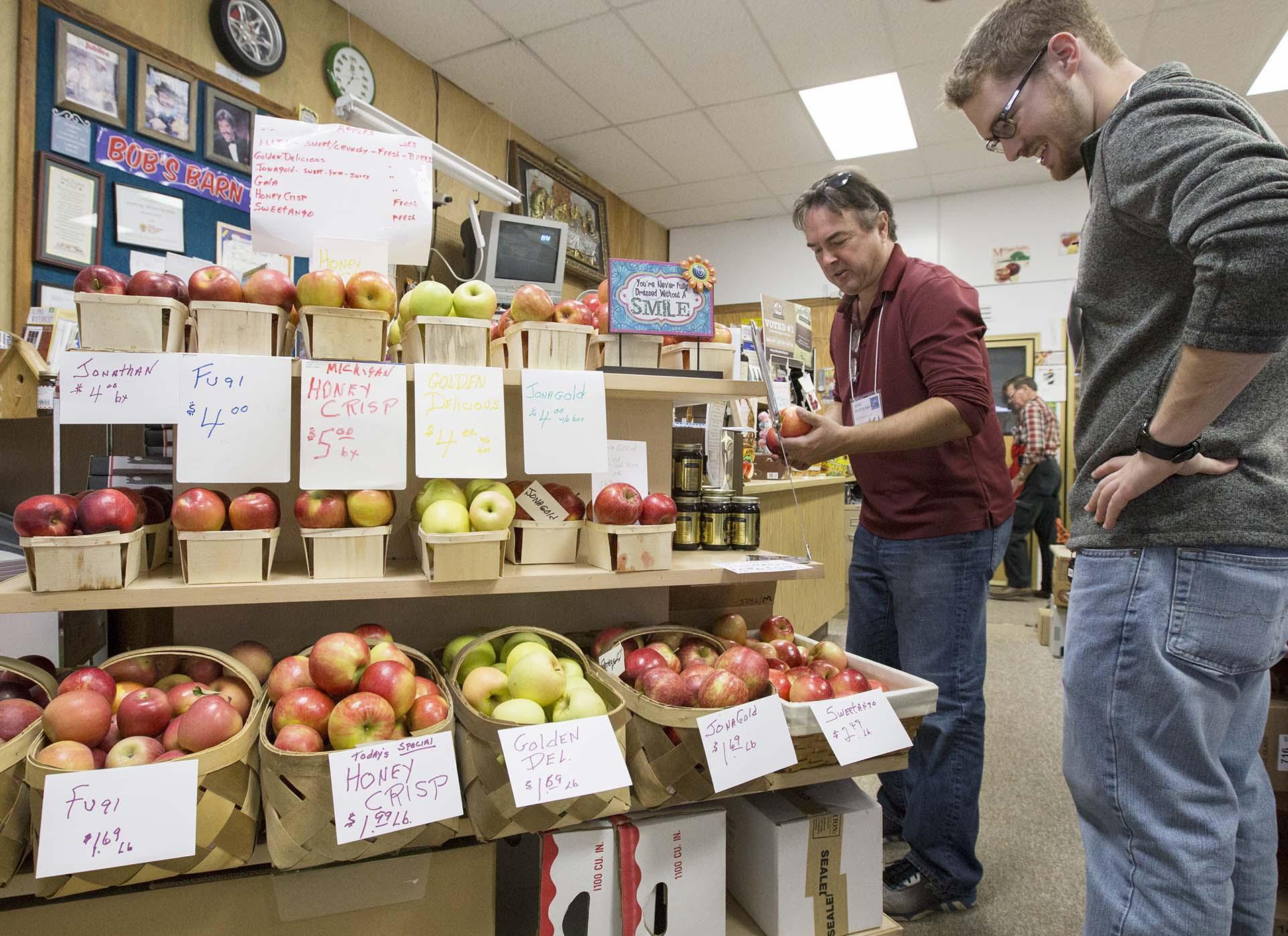 People Shopping at Bob