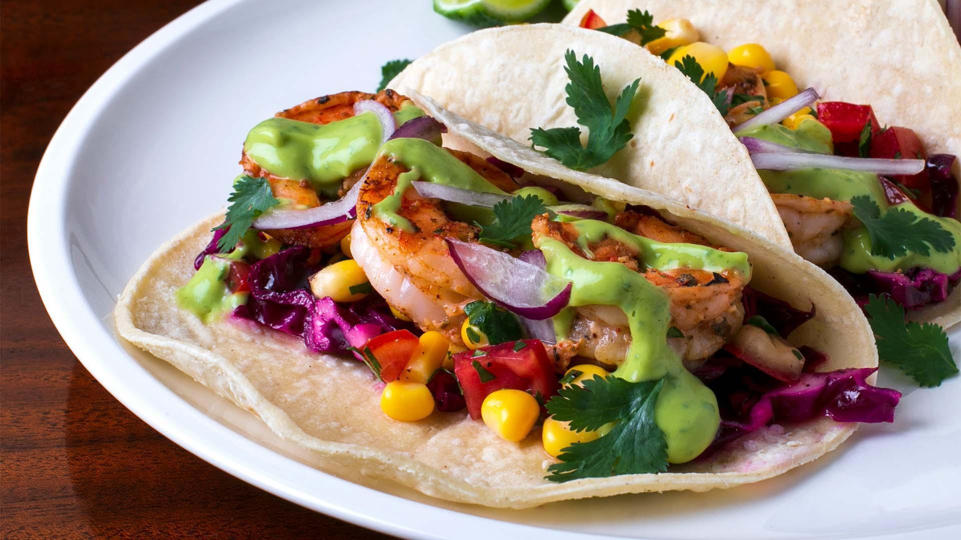 Shrimp tacos.