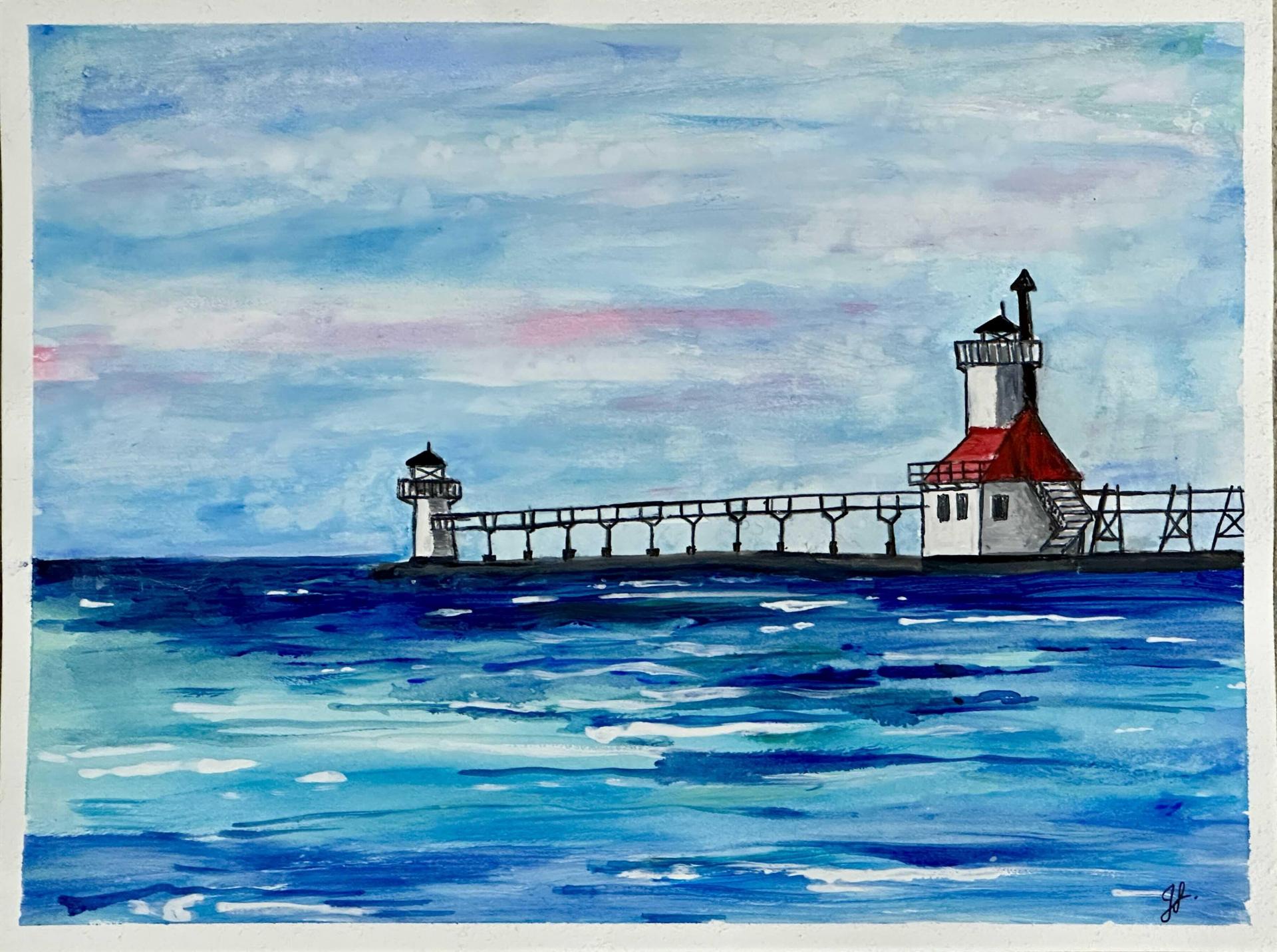 St Joseph Lighthouse Gouache Painting Class | Visit Southwest Michigan
