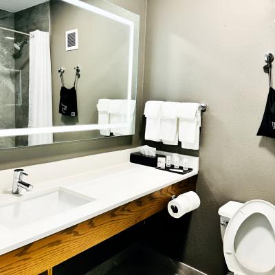 Updated Bathroom Silver Beach Hotel