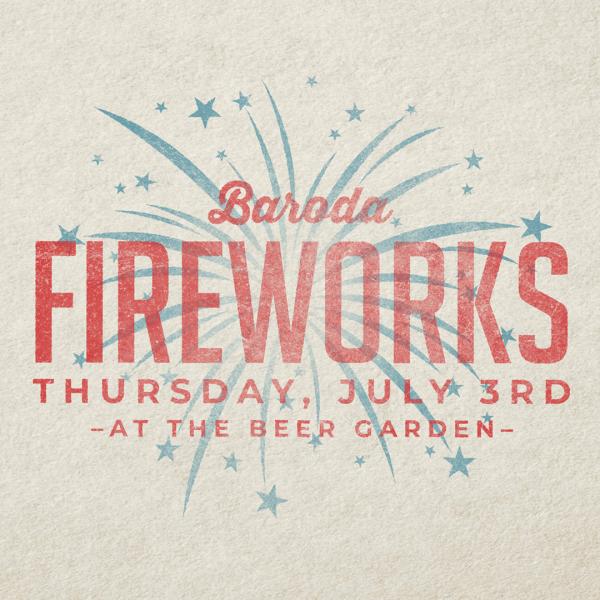 Baroda Fireworks at the Round Barn Brewery & Public House