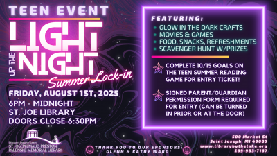 Teen Lock-In At The Library