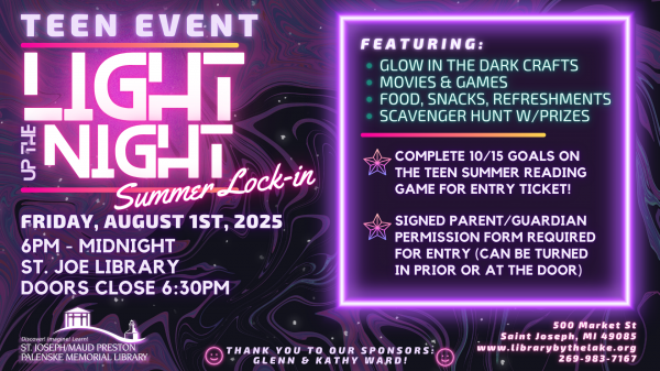 Teen Lock-In At The Library