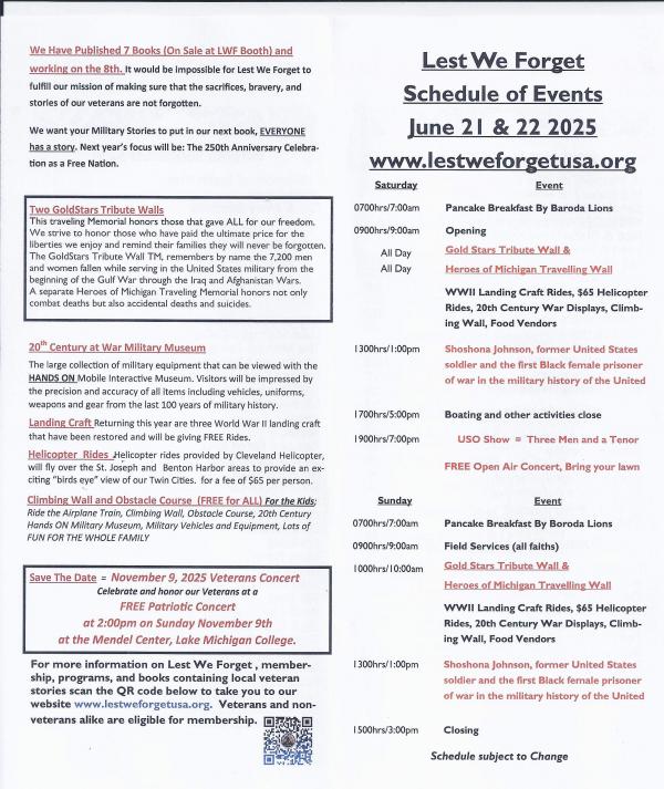 LestWeForgetSchedule