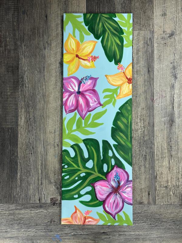 Tropical Flower Painting 