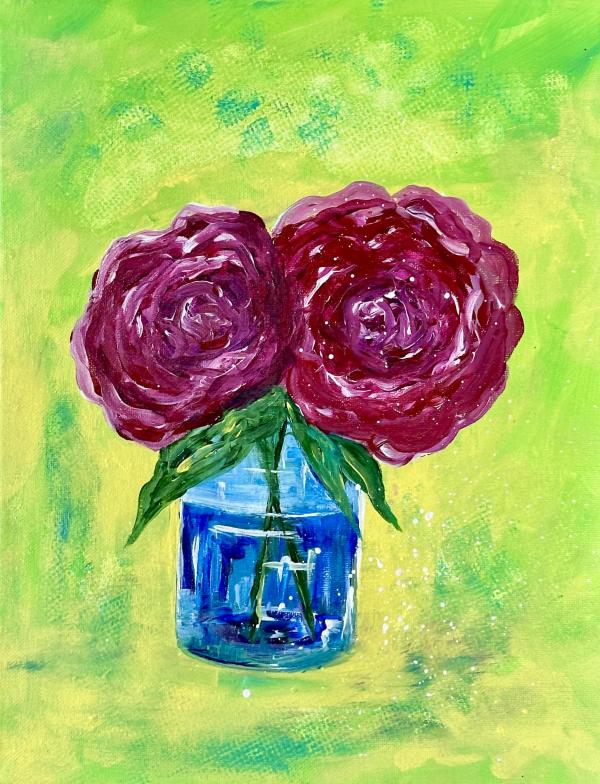 Peonie Painting Class