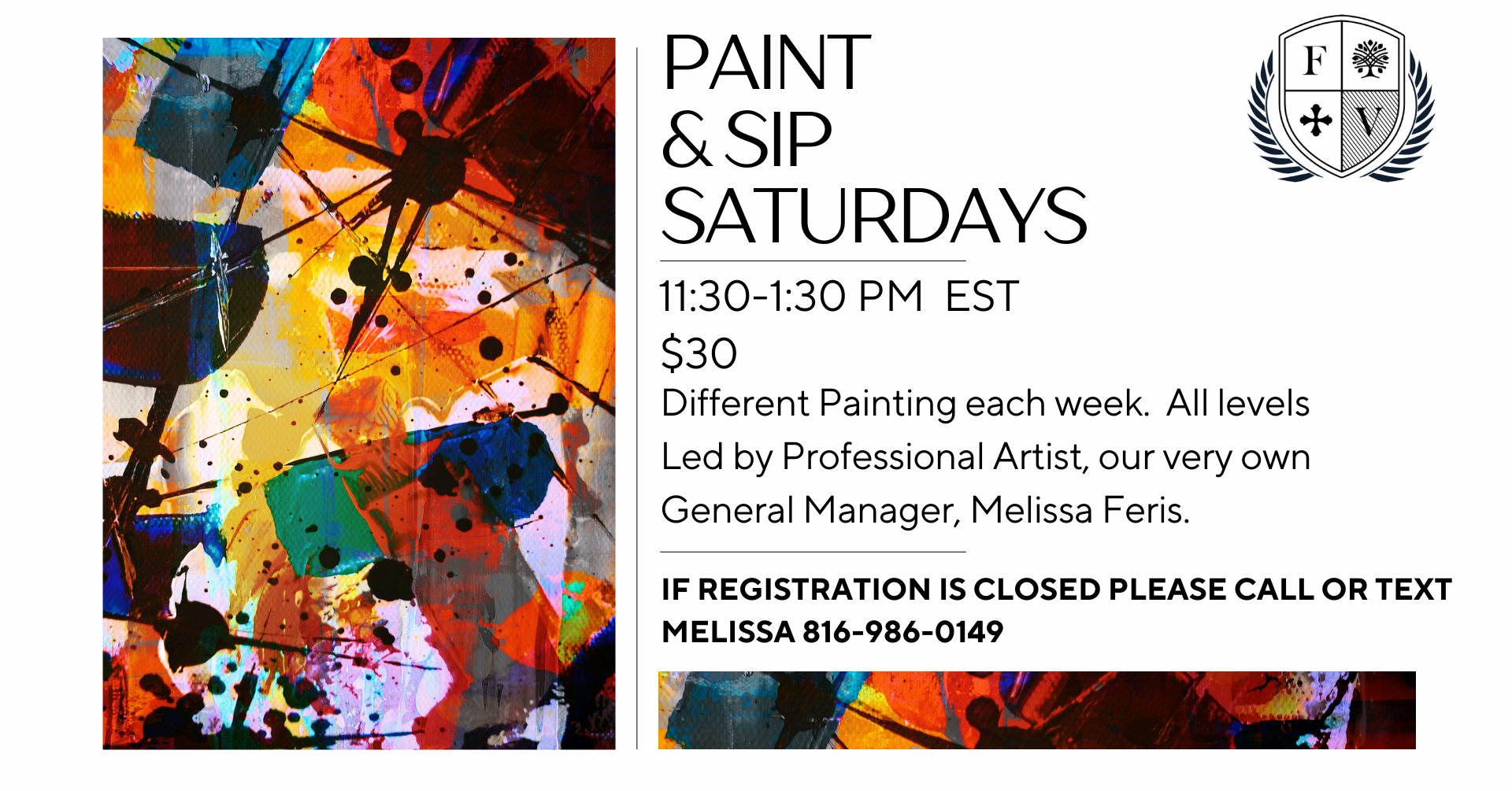 Paint & Sip Saturdays at Filkins Vineyards | Visit Southwest Michigan