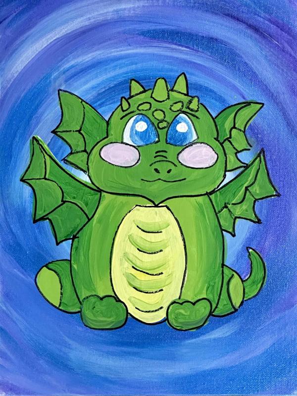 Kids Dragon Painting Class