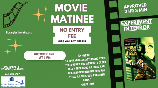 Movie Matinee: Experiment in Terror