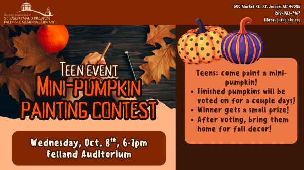 Teen Mini-Pumpkin Painting Contest