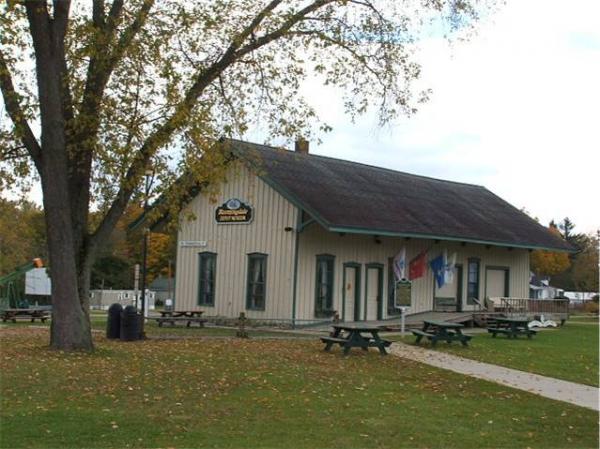 the only original depot left on the Kal Haven Trail between South Haven and Kalamazoo