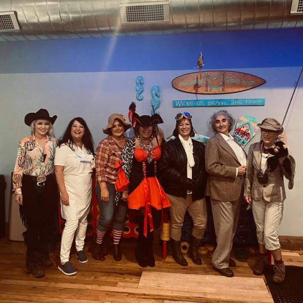 Halloween group photo
