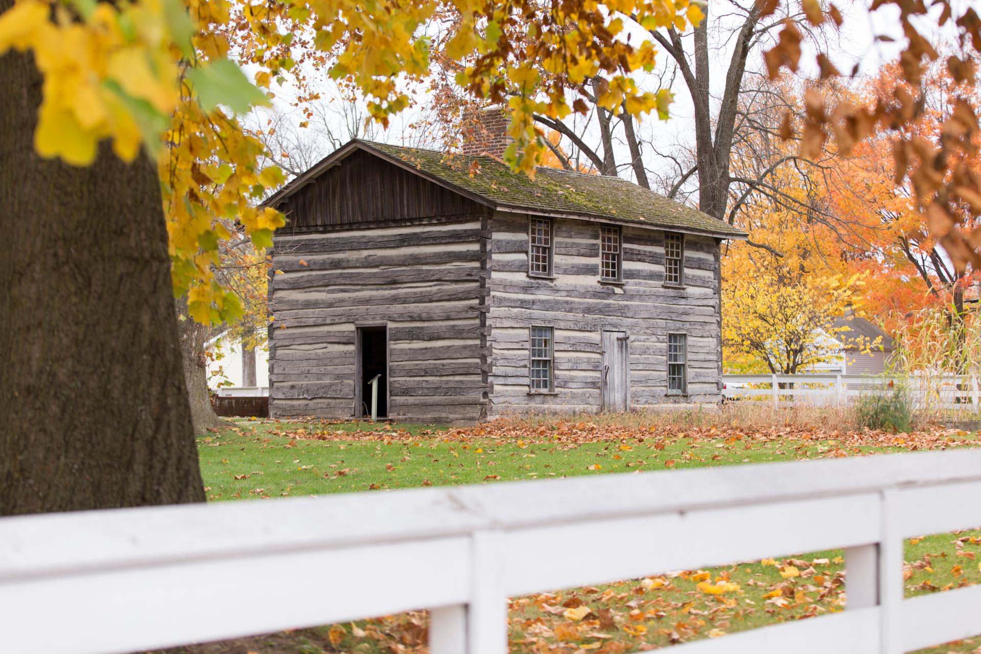 Berrien County Historical Society fall leaves