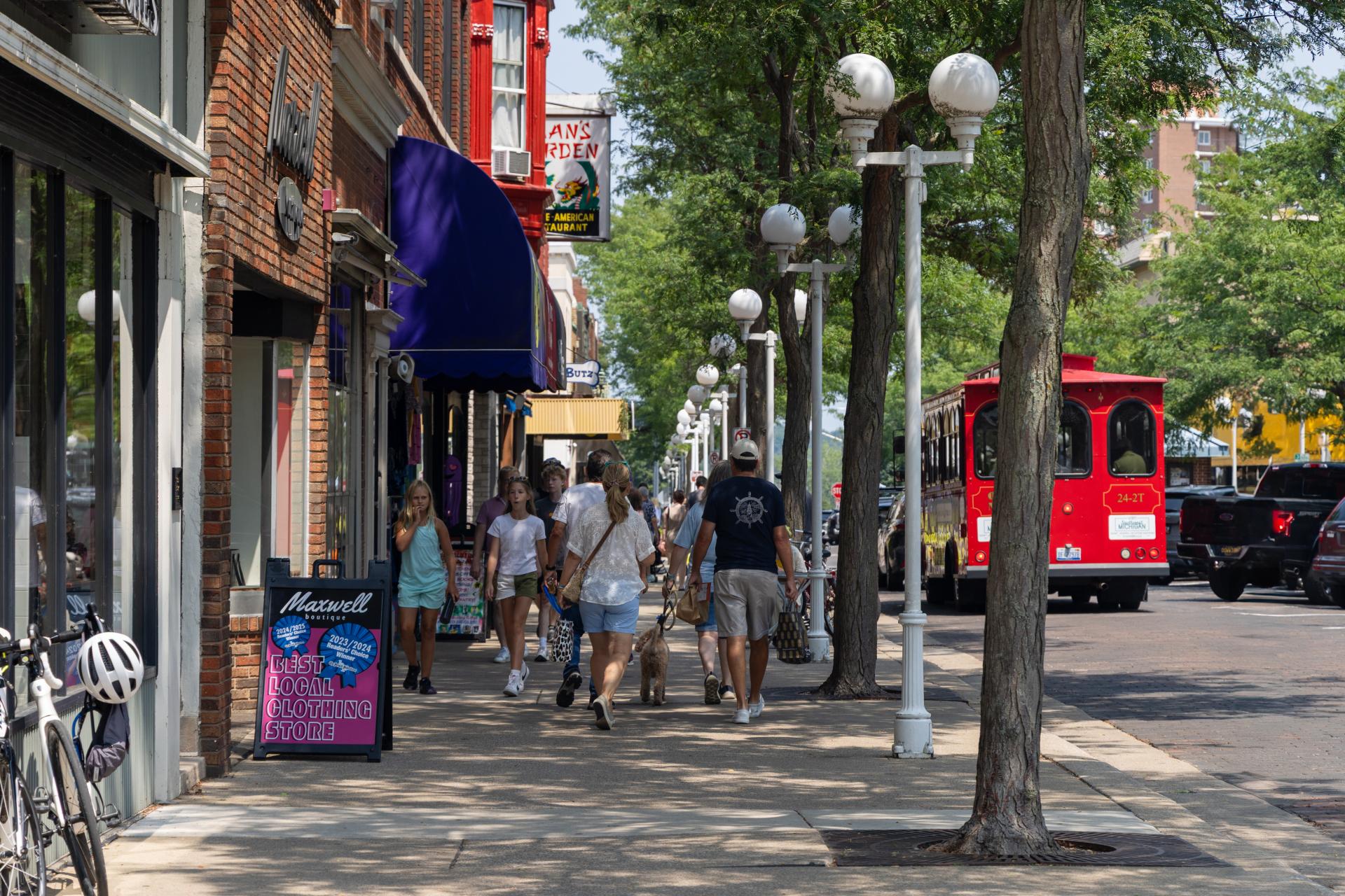 Trolley on the high street