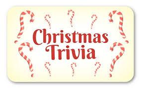 Christmas trivia with question mark candy canes