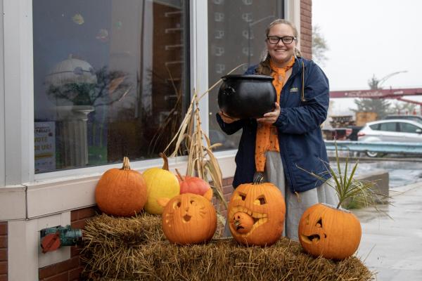 Carved Halloween Pumpkins