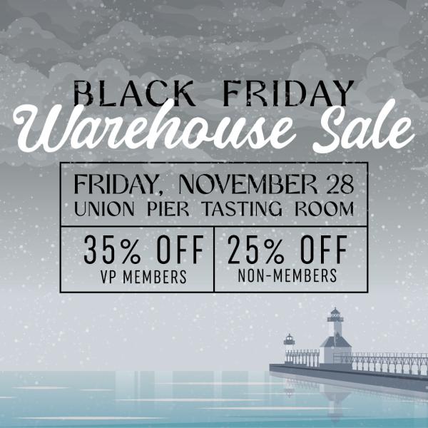 Black Friday Warehouse Sale at the Round Barn Tasting Room
