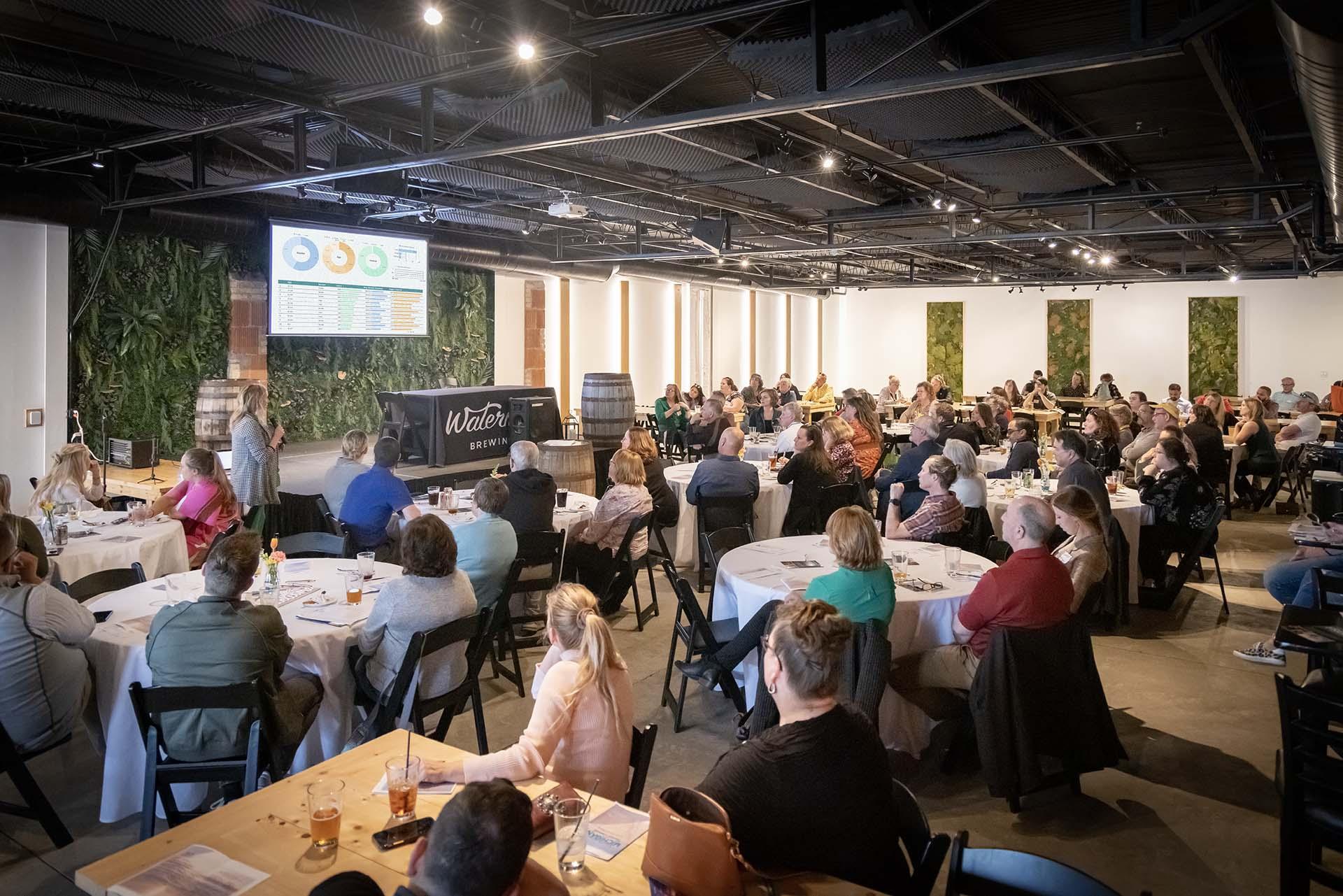 A meeting at Solarium by Watermark Brewing Company