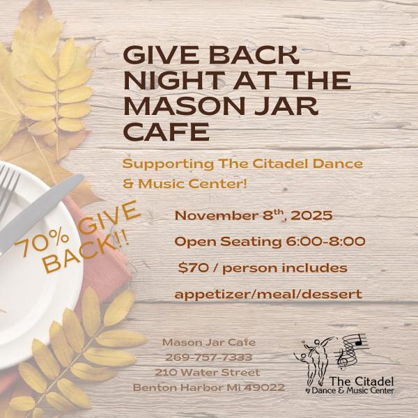 Mason Jar Give Back Dinner