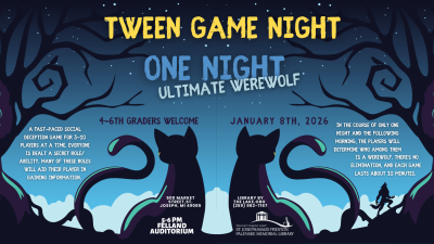 Tween Game Night: Ultimate Werewolf!