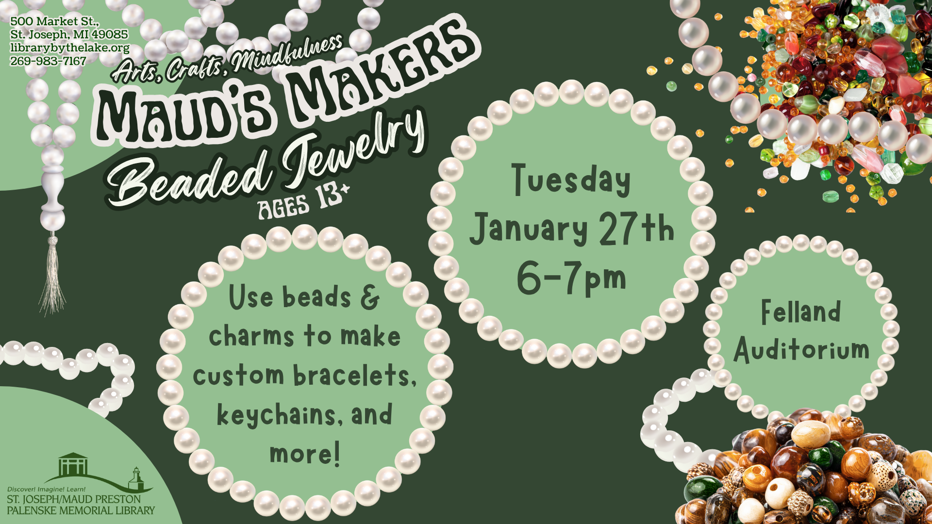Mauds Makers: Beaded Jewelry
