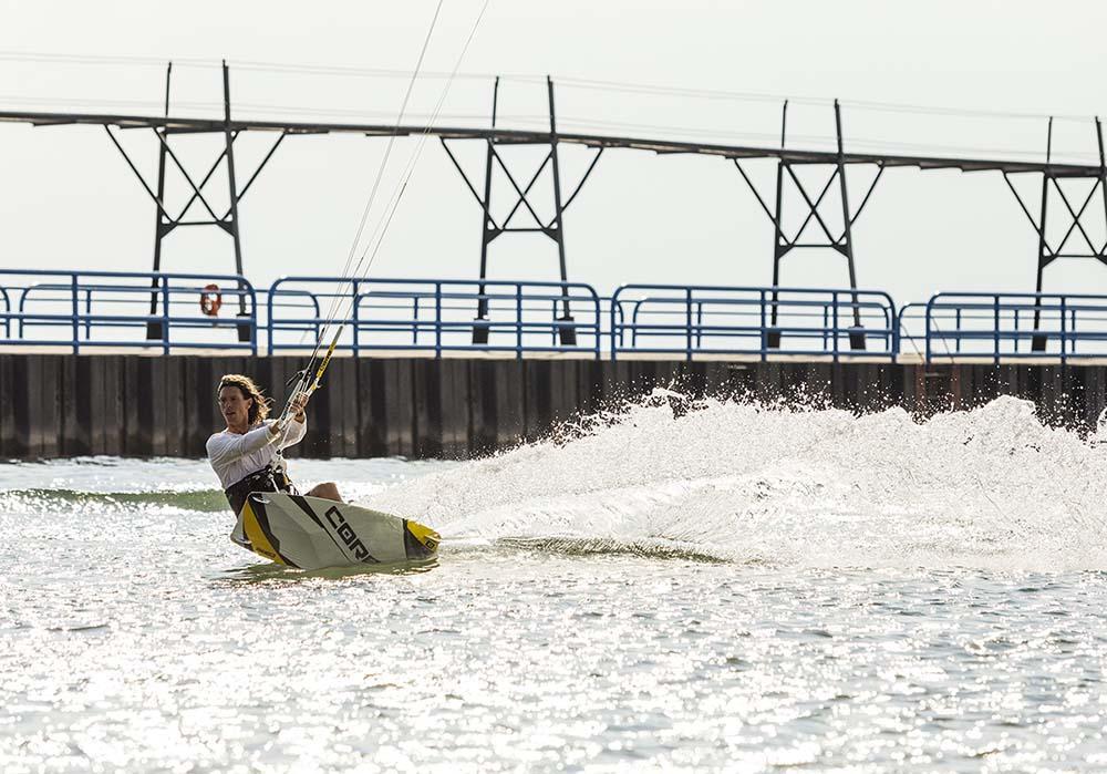 Kitesurfing photo by Rusty Malkemes