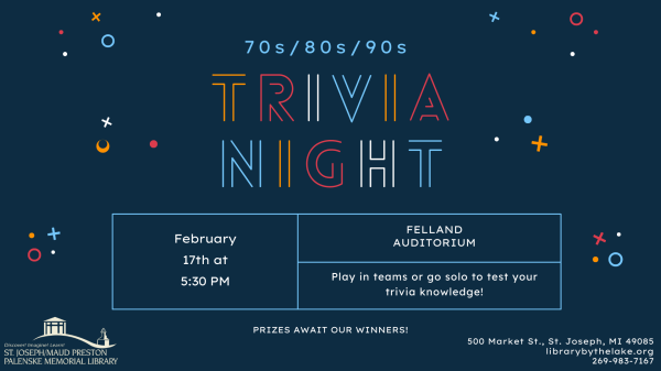 70s, 80s, & 90s TRIVIA NIGHT!