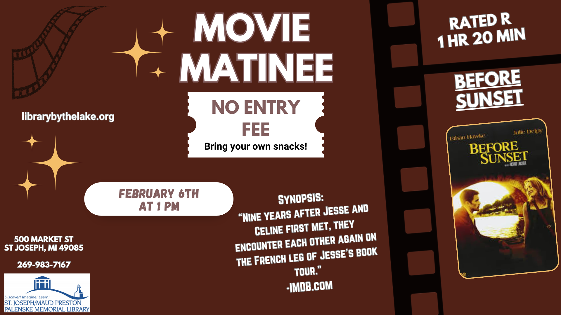 Movie Matinee: Before Sunset