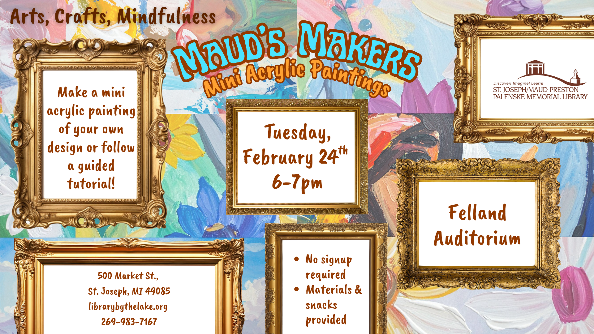 Mauds Makers: Mini Acrylic Painting