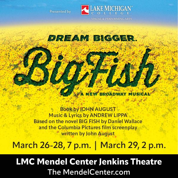 Big Fish logo on yellow background
