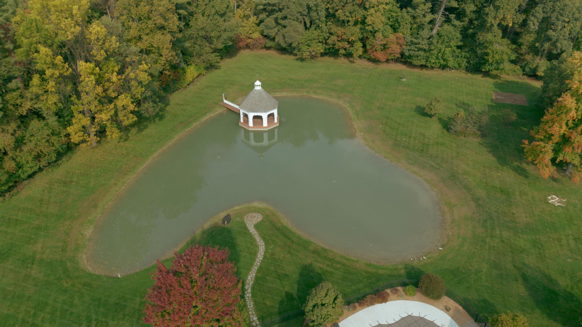 Gazebo and Pond