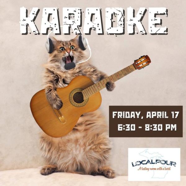 Karaoke at local pour 