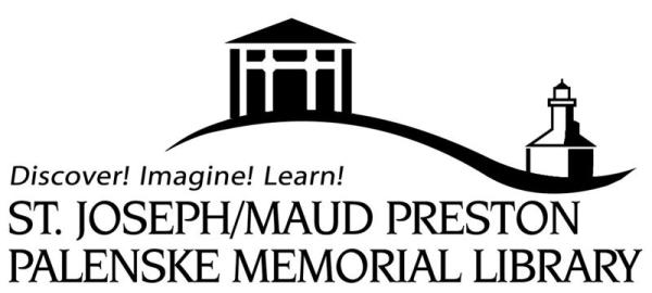 St. Joseph/Maud Preston Palenske Memorial Library logo
