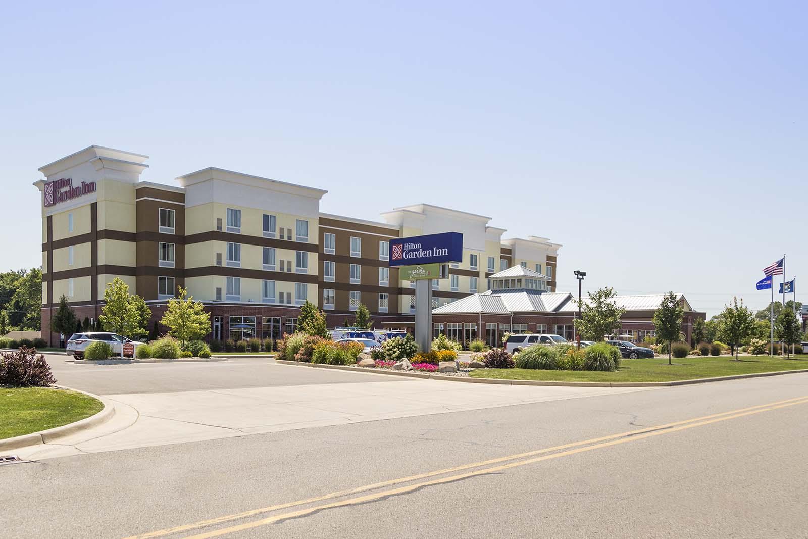 Exterior of Hilton Garden Inn