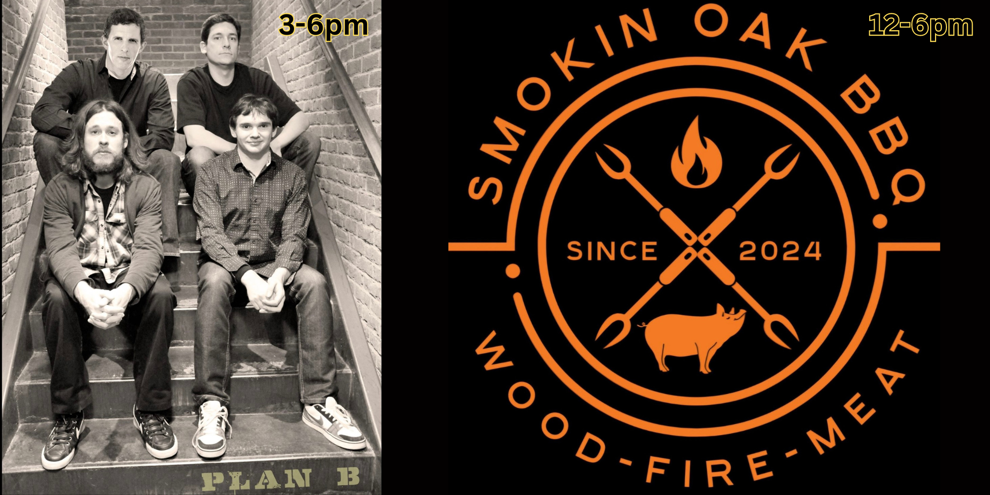 Smokin Oak Food Truck (12-6pm) Lakuna Links Permanent Jewelry (2-6pm) Music by Plan B (3-6pm) at Filkins Vineyards