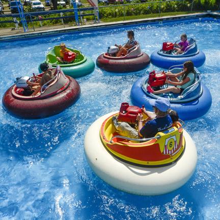 Bumpter Boats at Captain Mikes Fun Park.