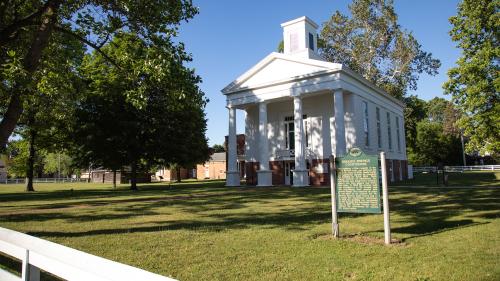 The Berrien Springs Courthouse: a former government building in Berrien Springs, Michigan.