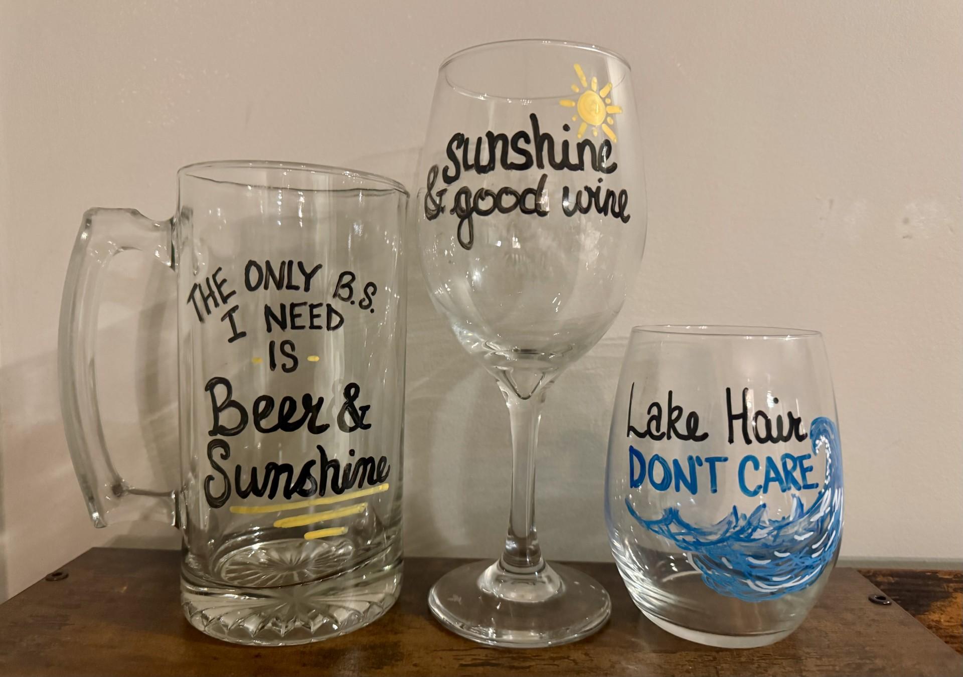 Wine Glass Painting