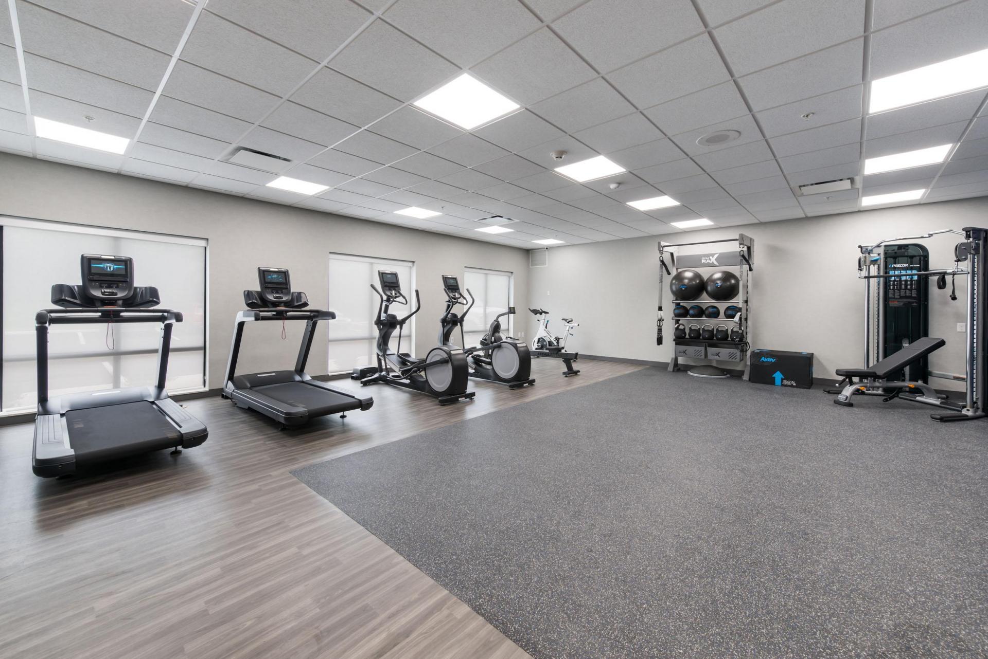 Fitness Room at Hampton Inn & Suites
