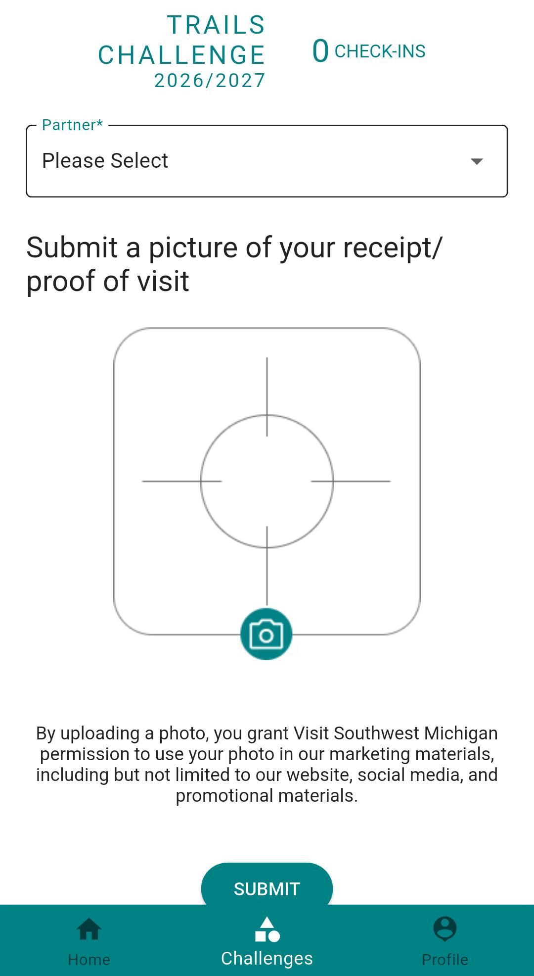 Upload your pic to the app.