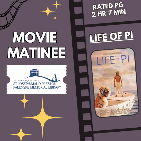 Movie Matinee at the Library: Life of Pi