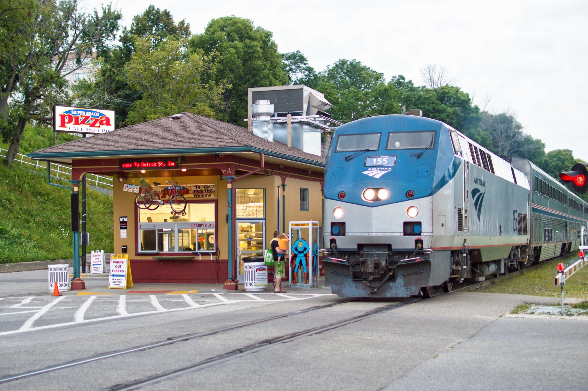 Amtrak Train at St. Joseph Station