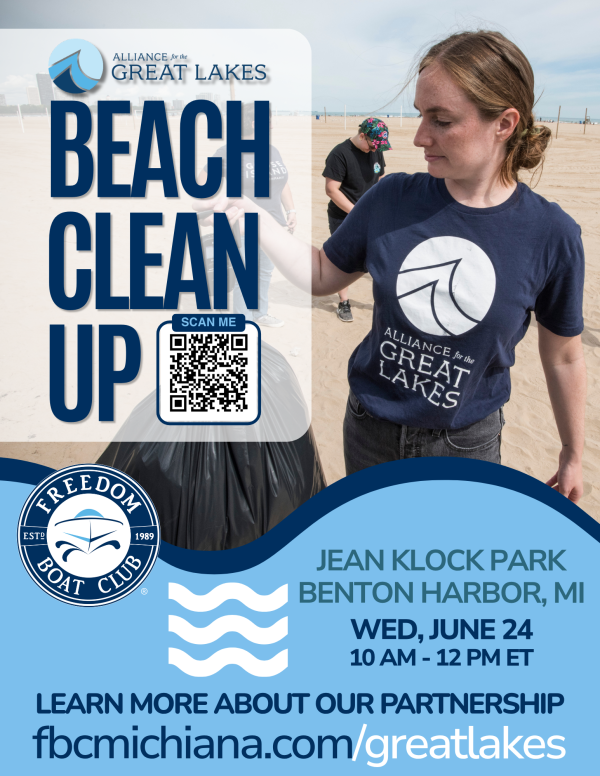 Great Lakes Beach Cleanup at Jean Klock Park