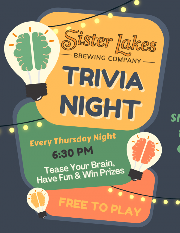 Trivia Night @ Sister Lakes Brewing Company