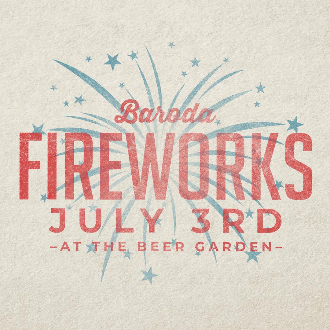 Baroda Fireworks at Round Barn Brewery & Public House