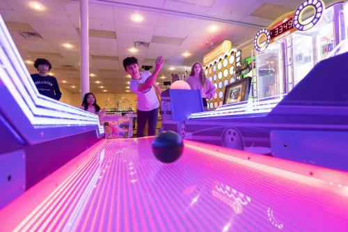 Bowling game at Slackers